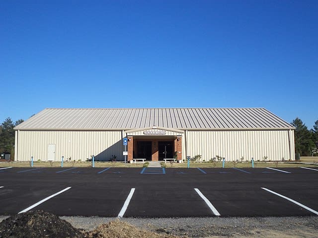 metal church building contractor nicholasville ky